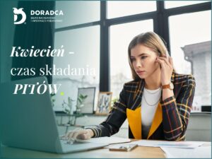 księgowa podczas uzupełniania deklaracji pit za rok 2024