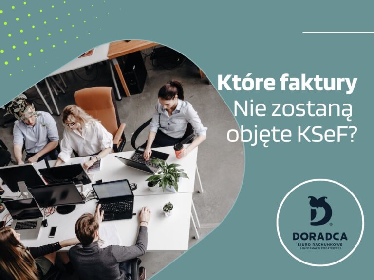 które faktury nie zostaną objęte KSeF - grafika