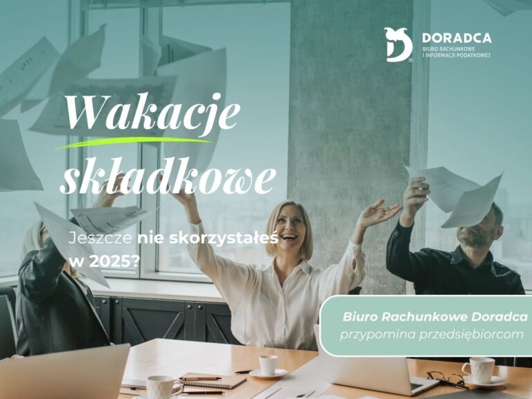 księgowi rozliczający wakacje składkowe