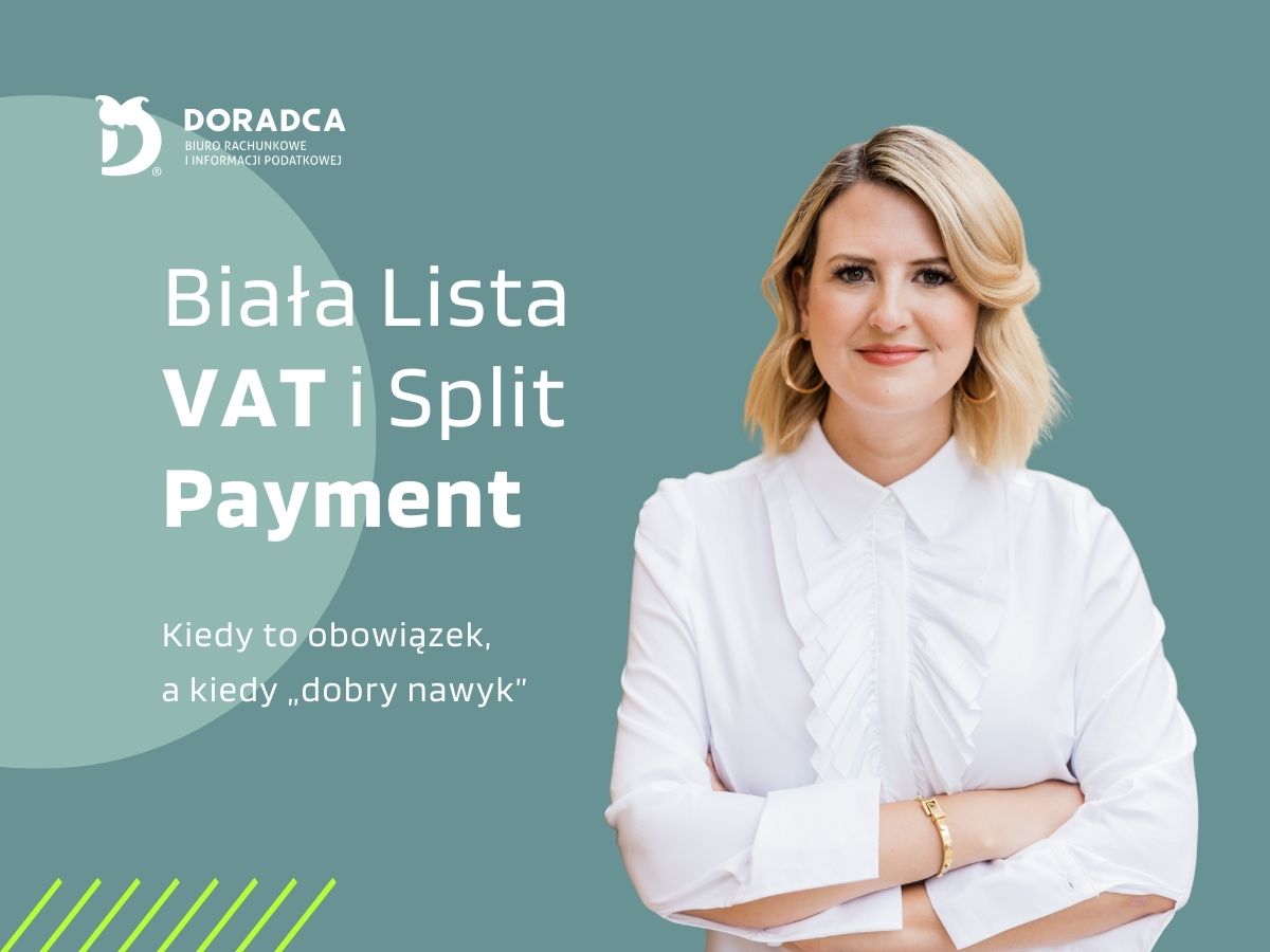 Księgowa z biura rachunkowego z Gliwic opisująca białą listę vat