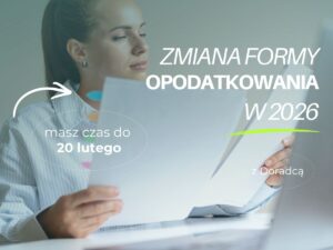 Księgowa podczas wyboru formy opodatkowania dla przedsiębiorcy