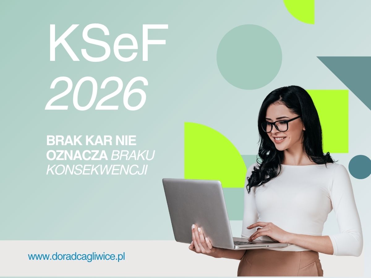 grafika do wpisu na temat KSeF i kar za brak wdrożenia