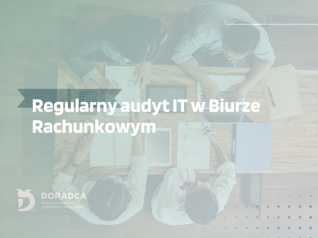 grafika przedstawiająca audyt w biurze rachunkowym