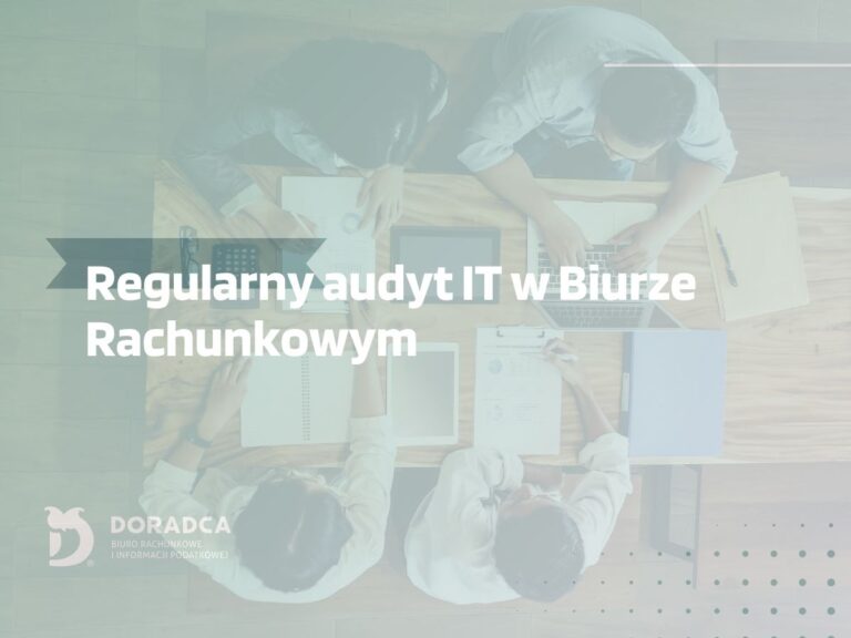 grafika przedstawiająca audyt w biurze rachunkowym
